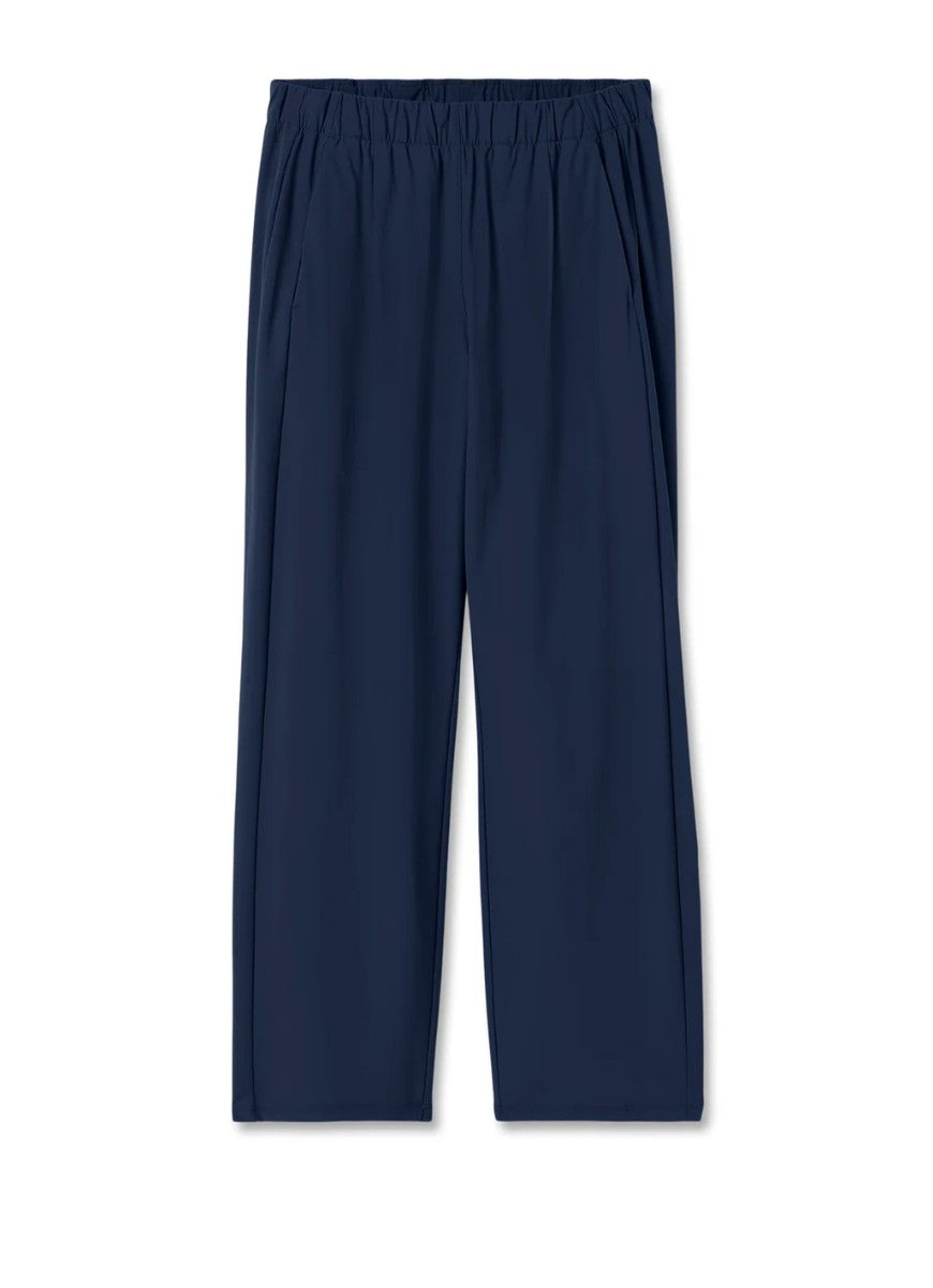 Vuori Miles Ankle Pant in Blue Coast Product Shot View