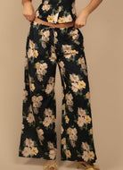 Montce Liz Floral Drawstring Wide-Leg Pant