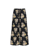 Montce Liz Floral Drawstring Wide-Leg Pant Product Shot View