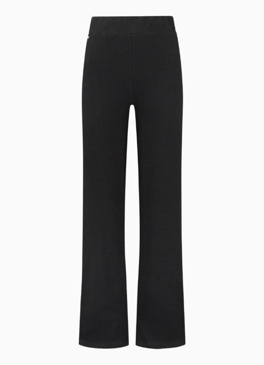 LUNE ACTIVE Moon Classic Flared Pants in Black Product Shot View