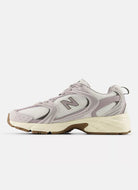 New Balance Women's 530 Sneaker in Grey Matter/Truffle Salt Side View