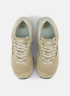 New Balance 574 Women's Sneaker in Beige Top View
