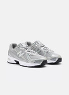 New Balance 740 Women's Running Sneaker in Castlerock/Slate Grey/Silver Metallic Angled Side View