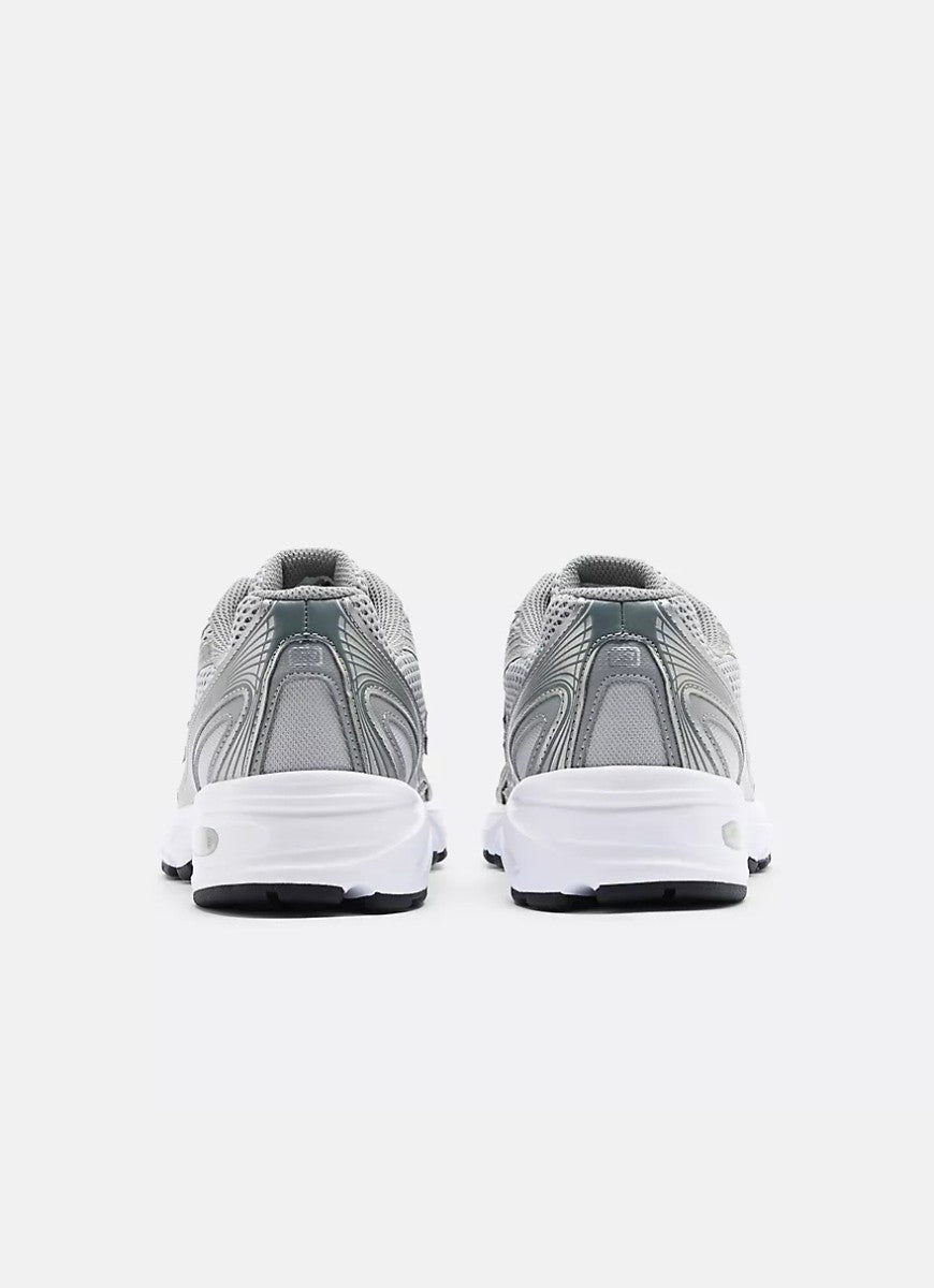 New Balance 740 Women's Running Sneaker in Castlerock/Slate Grey/Silver Metallic Back View