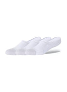 New Balance Active Invisible Socks- 3 Pair in White