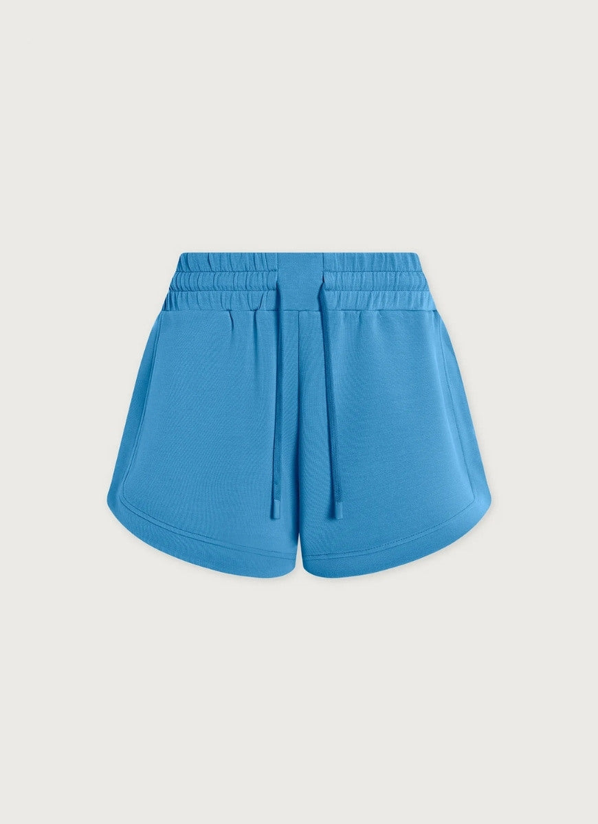 Varley Ollie High-Rise Short 3.5" in Azure Blue Product Shot View