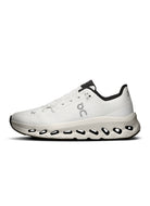 On Women's Cloudtilt Running Shoe in Pearl/Ice Side View