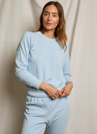 perfectwhitetee Alexi Sweatshirt in Powder Blue
