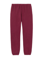 perfectwhitetee Johnny French Terry Sweatpant in Dark Burgundy Product Shot View