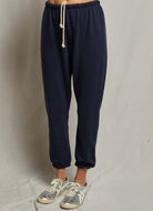 Perfect White Tee Johnny French Terry Sweatpant in Navy