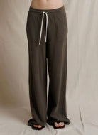 perfectwhitetee Noa Straight Leg Pant in Dark Olive