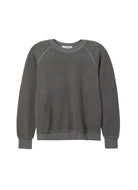 perfectwhitetee Ziggy Inside Out Sweatshirt in Charcoal Product Shot View