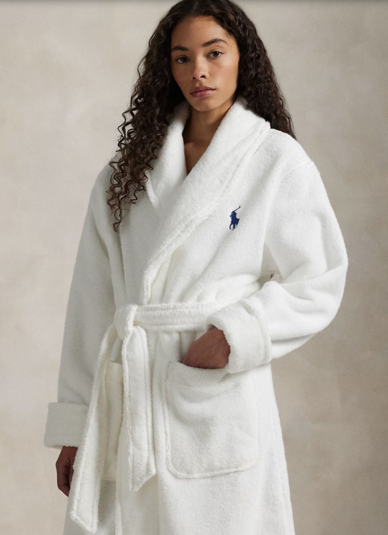 Bath Robe Lauren Robe Polo Bear Cotton Terry Robe