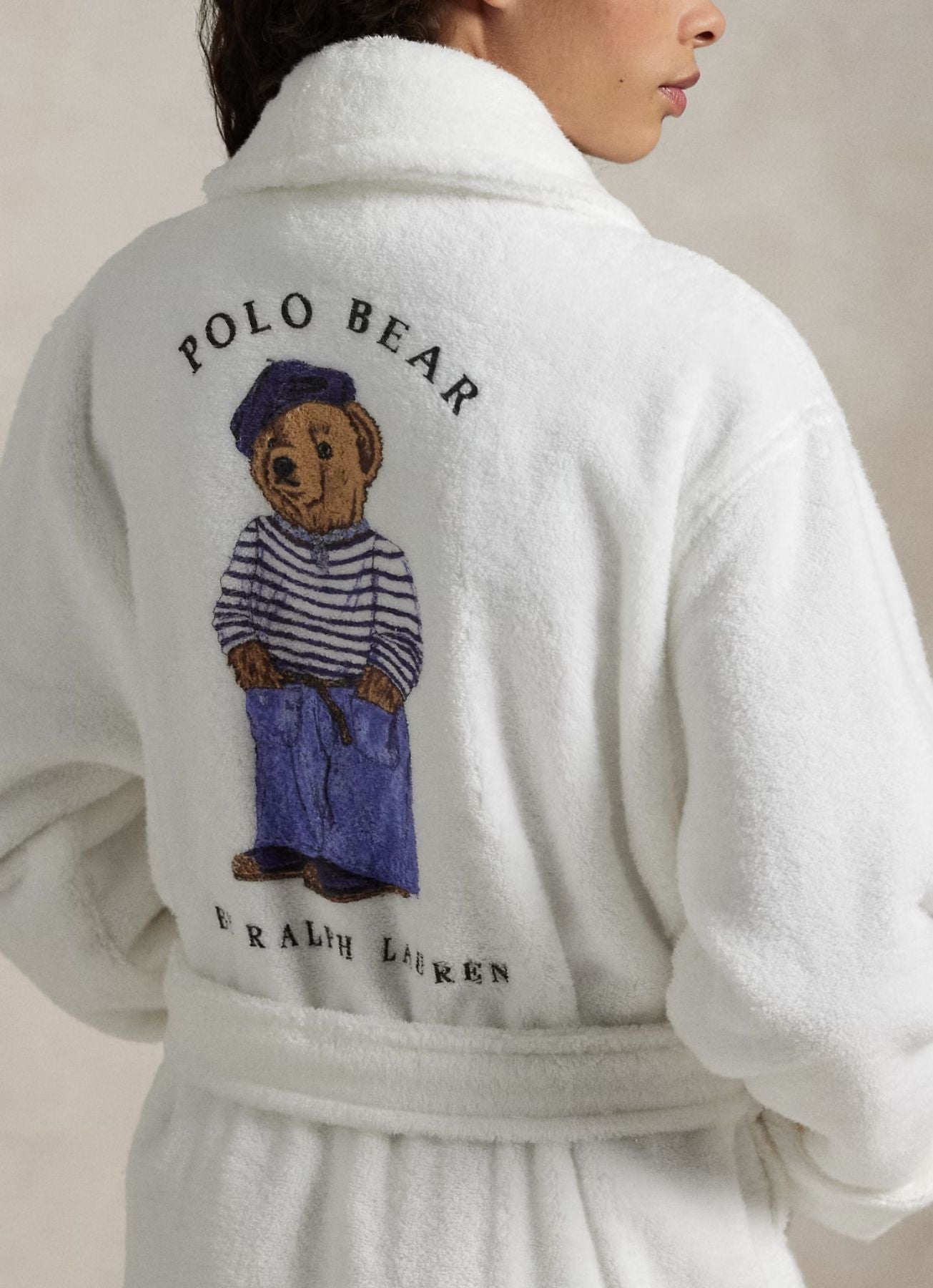 Polo Ralph Lauren | Polo Bear Cotton Terry Robe (White) | relevé
