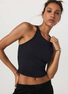 Vuori Women's Pose Plyo Tank Top in Black