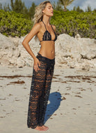 PQ SWIM Malibu Lace Pants in Black