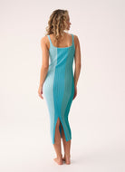 PQ SWIM Poppy Dress in Saltwater Back View