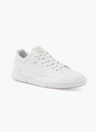 On The Roger Centre Court Tennis-inspired Sneaker in White Angled Side View