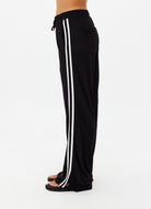 The Upside Roma High Waisted Pant in Black Side View