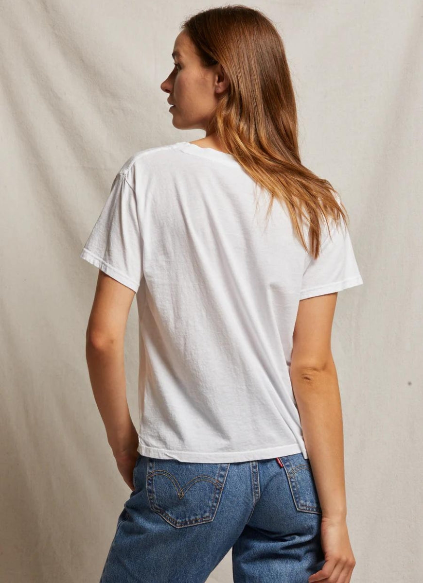 perfectwhitetee Women's Ruby Tee in White Back View