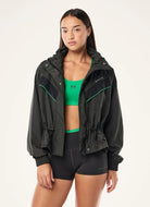 P.E Nation Water Resistant Shelter Jacket in Black