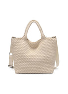 Sol and Selene Sky’s The Limit Medium Tote in Cream