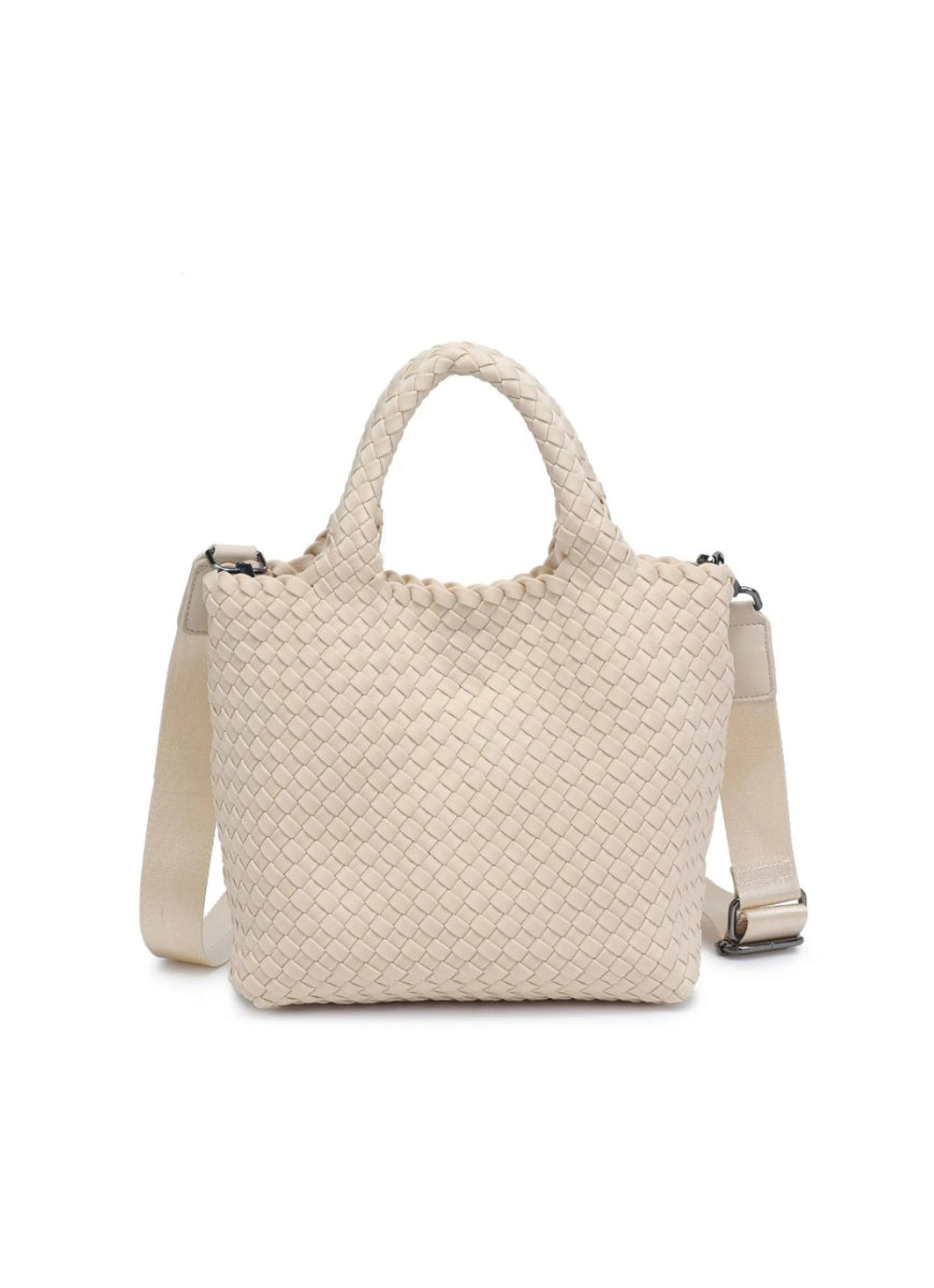 SOL AND SELENE Sky’s The Limit Small Crossbody in Cream
