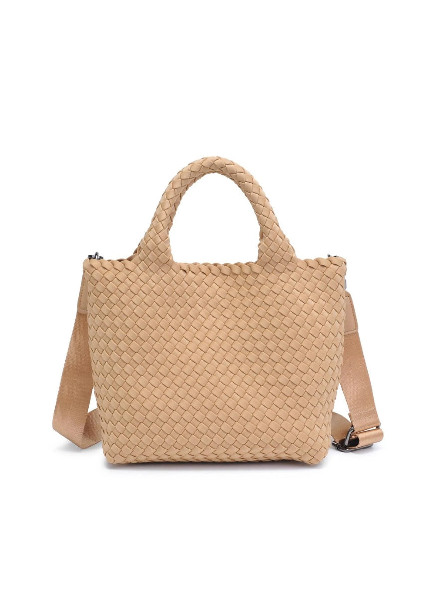 SOL AND SELENE Sky’s The Limit Small Crossbody in Nude