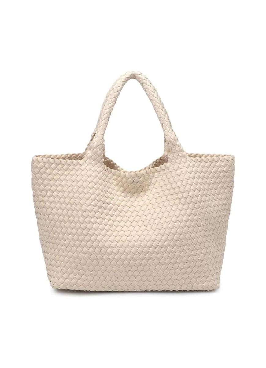 Sol and Selene Sky’s The Limit Large Tote in Cream