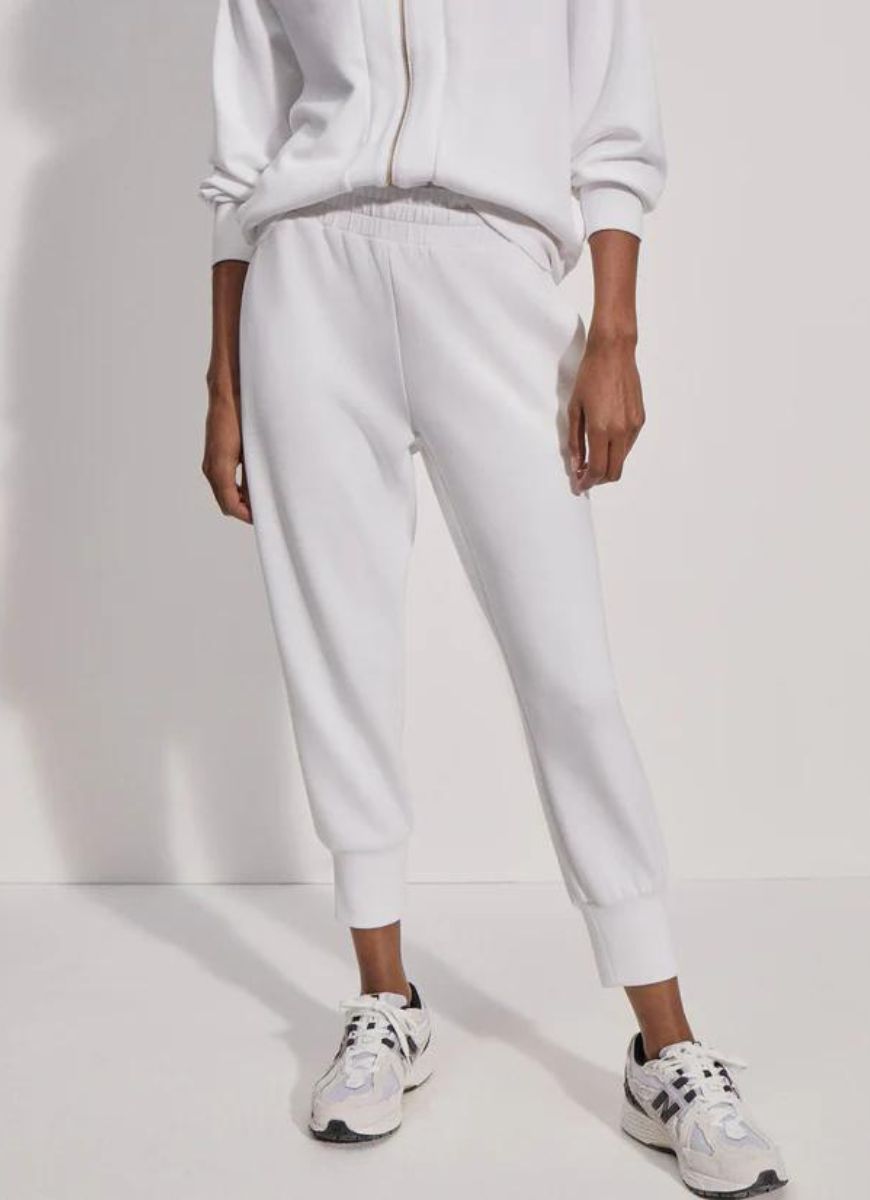 Varley The Slim Cuff Pant 25” in White