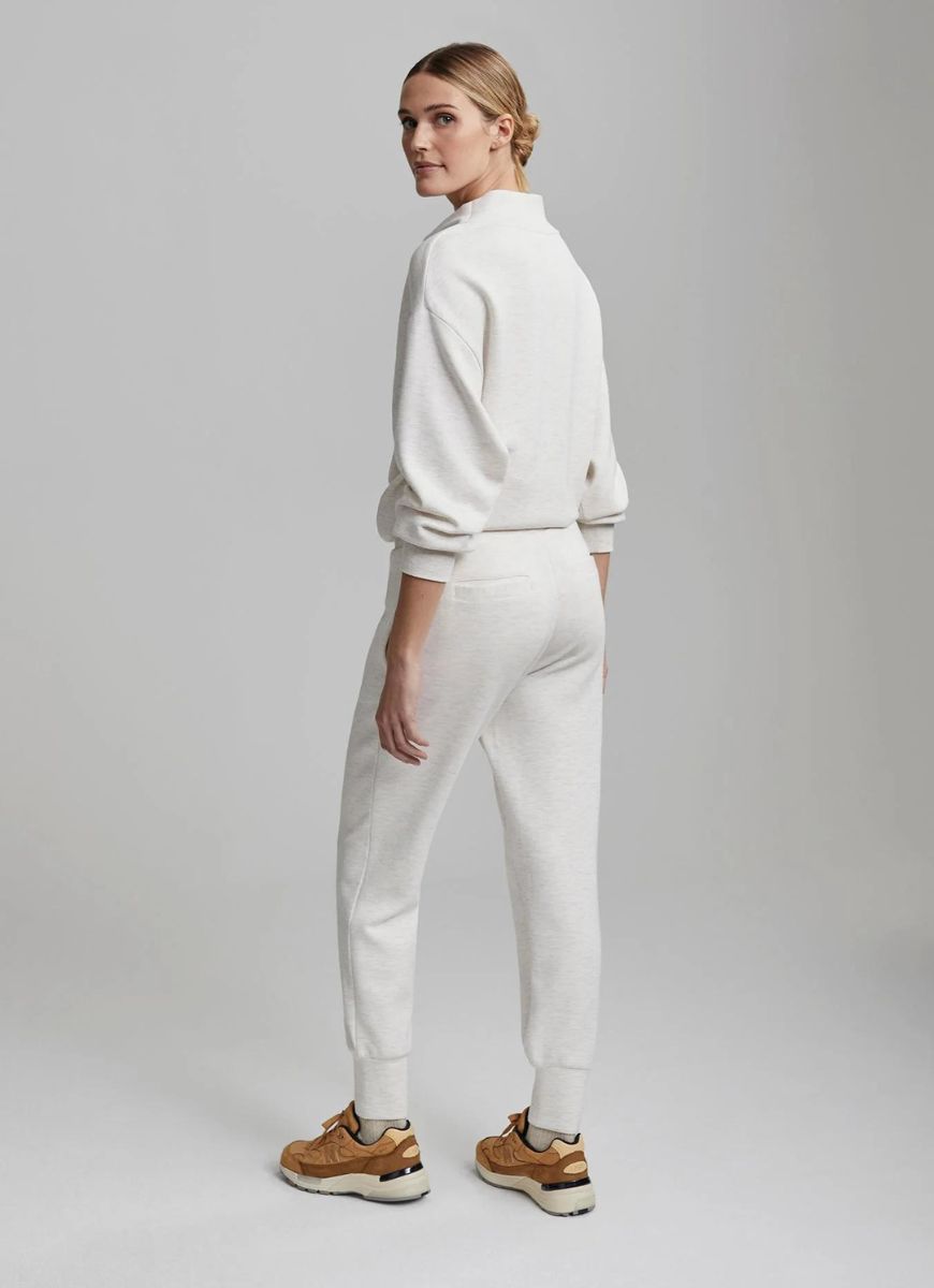 Varley | The Slim Cuff Women's Pant 27.5” (Ivory Marl) | relevé