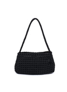 SOL AND SELENE Solara Shoulder Bag in Black Front View