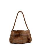 SOL AND SELENE Solara Shoulder Bag in Sand Front View