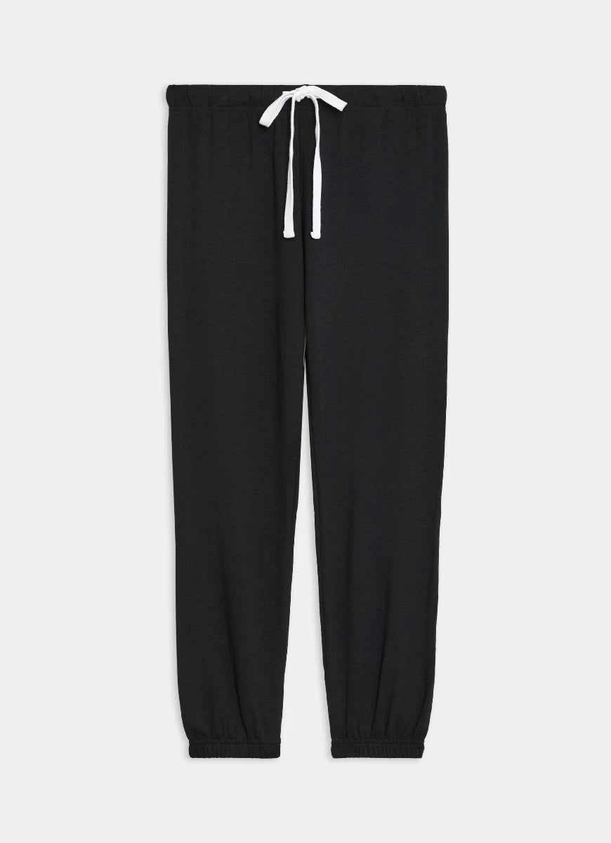 Splits59 Sonja Fleece Sweatpant in Black Product Shot View