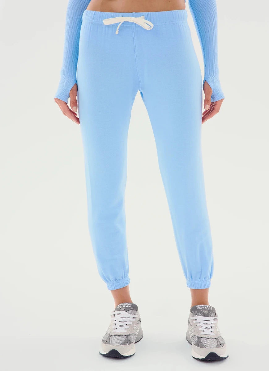 Splits59 Sonja Fleece Sweatpant in Skylight