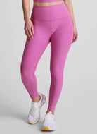 Beyond Yoga Spacedye Caught In The Midi High Waist Legging in Sunset Violet Heather