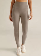 Beyond Yoga Spacedye Caught In The Midi High Waisted Legging Birch Heather