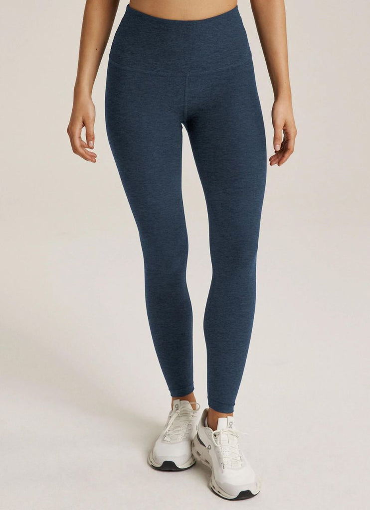 Beyond Yoga Spacedye Caught In The Midi High Waisted Legging in Navy