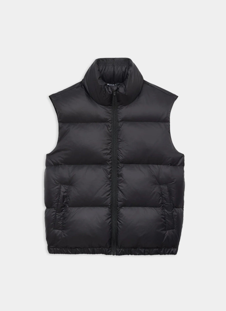 Splits59 | Summit Down Puffer Vest (Black) | relevé