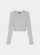 Gray sweater on a white background