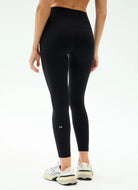 Black leggings worn by a person on a white background