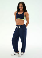 Splits59 Andie Oversized Fleece Sweatpant in Indigo