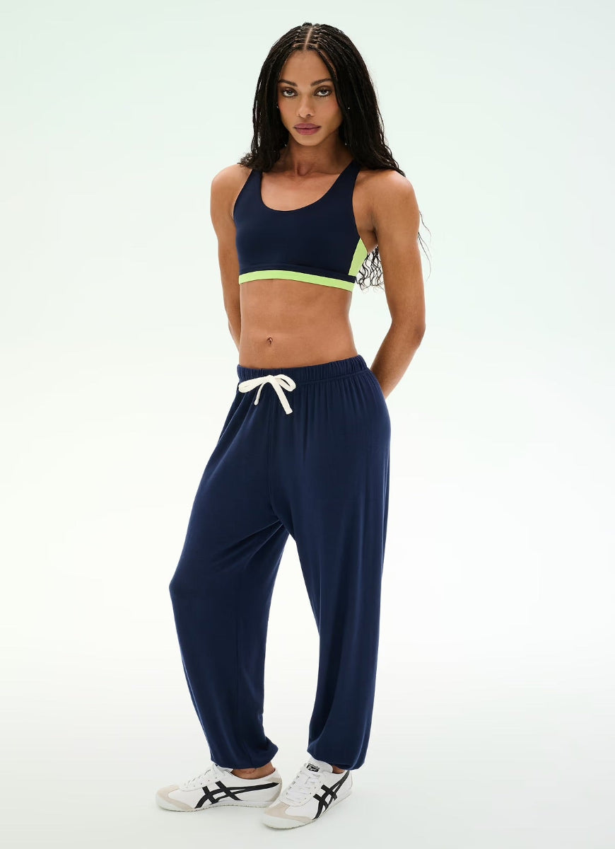 Splits59 Andie Oversized Fleece Sweatpant in Indigo