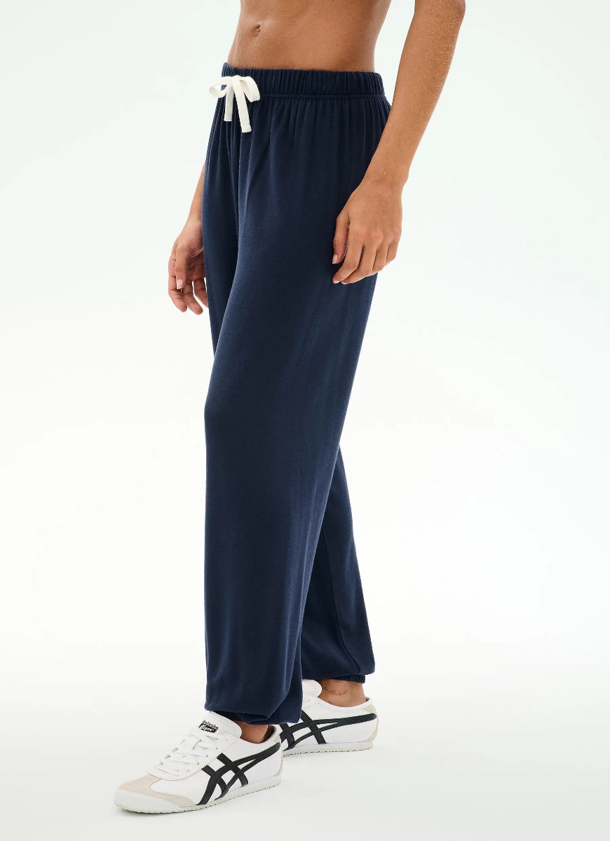 Splits59 Andie Oversized Fleece Sweatpant in Indigo