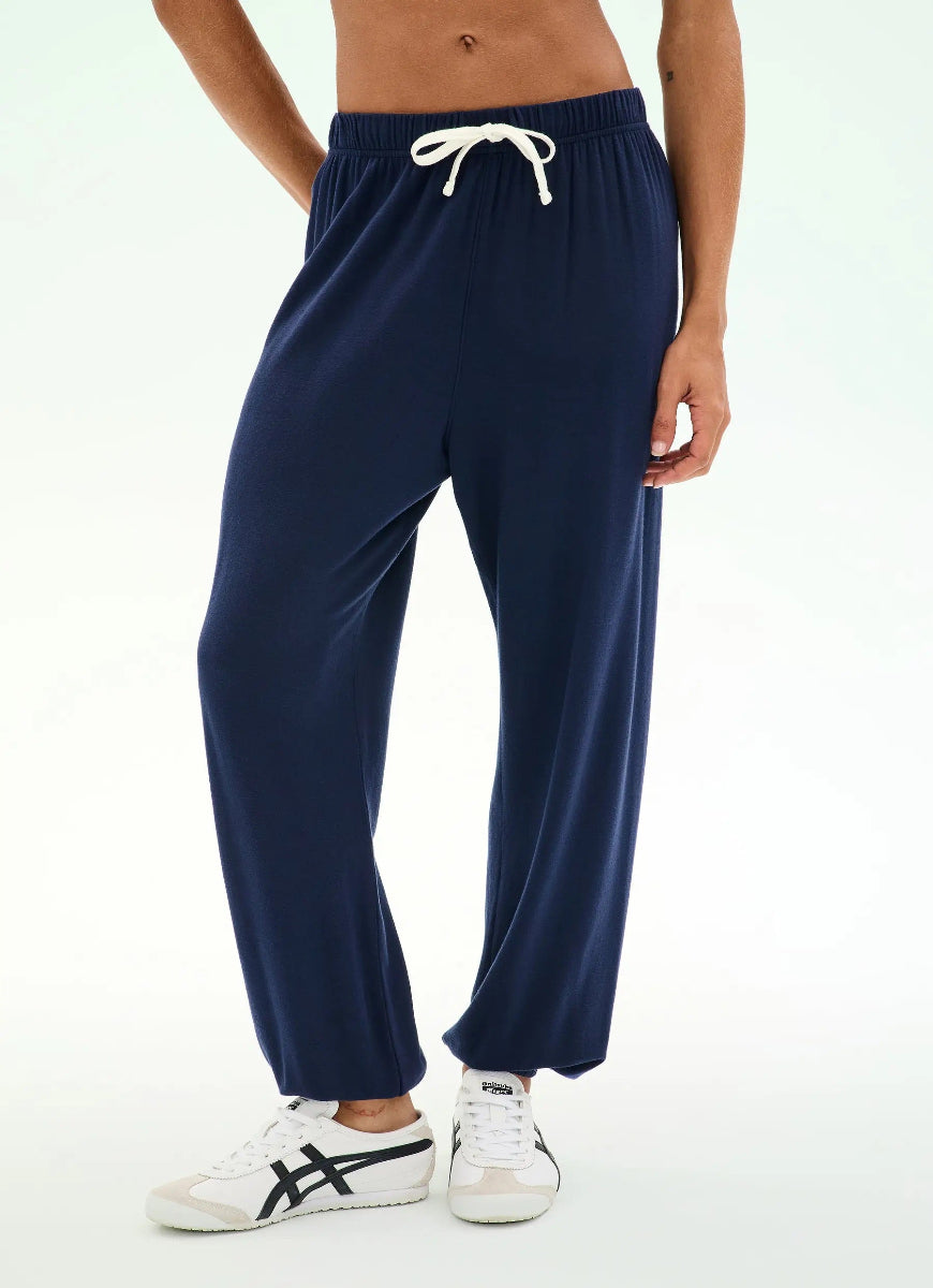 Splits59 Andie Oversized Fleece Sweatpant in Indigo