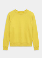 Yellow sweatshirt on a light gray background