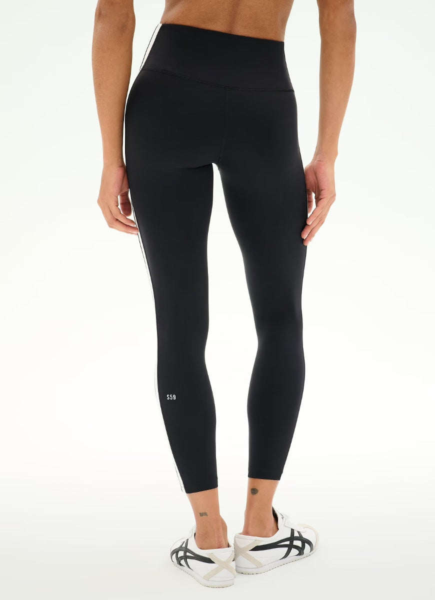 Splits59 Clare High Waist Rigor 7/8 Legging in Black