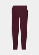 Maroon leggings on a white background