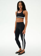 Splits59 Miles High Waist Rigor 7/8 in Black/White