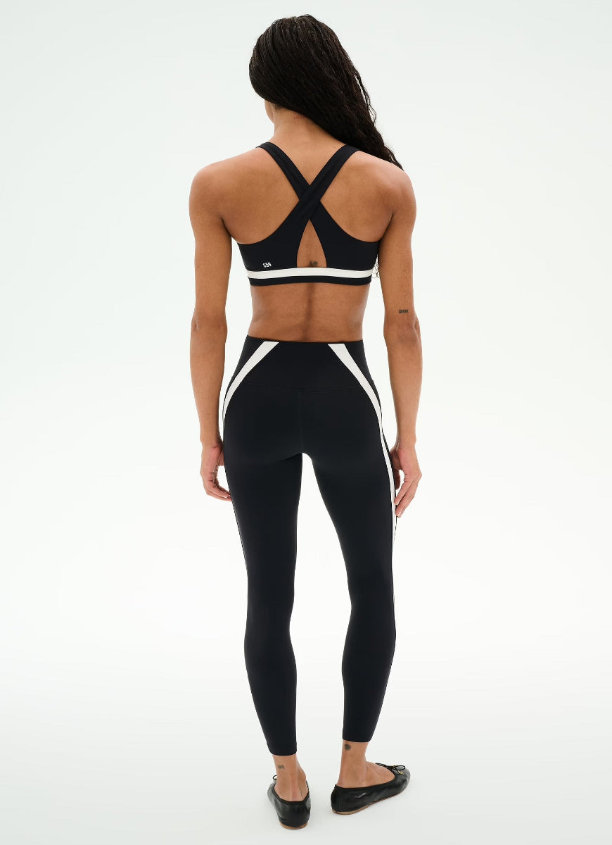 Splits59 Miles Rigor Sports Bra in Black/White